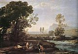 Famous Flight Paintings - Landscape with Rest in Flight to Egypt